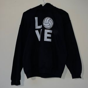Black sweatshirt from Gildan in womens medium.